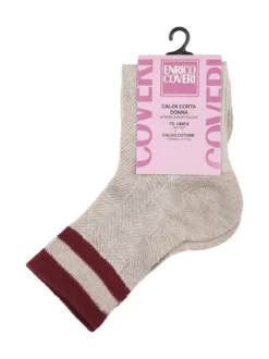Enrico Coveri Calze corte da donna in caldo cotone