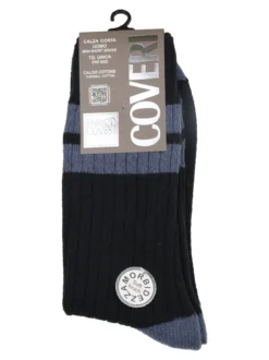 Enrico Coveri Calze corte da uomo termiche e morbide - blu scuro