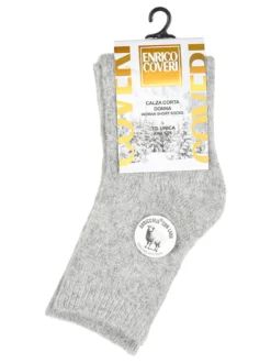 Enrico Coveri Calze corte donna in misto lana - grigio