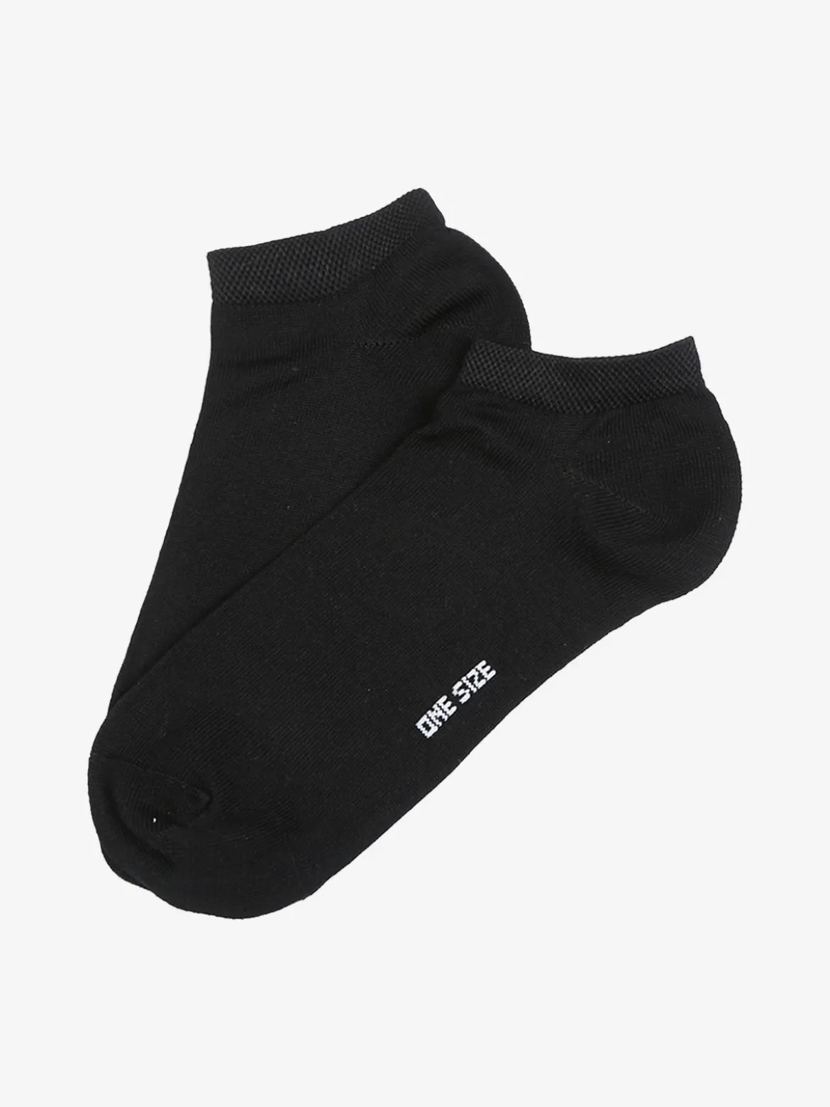 Enrico Coveri Calze corte sneaker da donna in cotone mercerizzato - nero