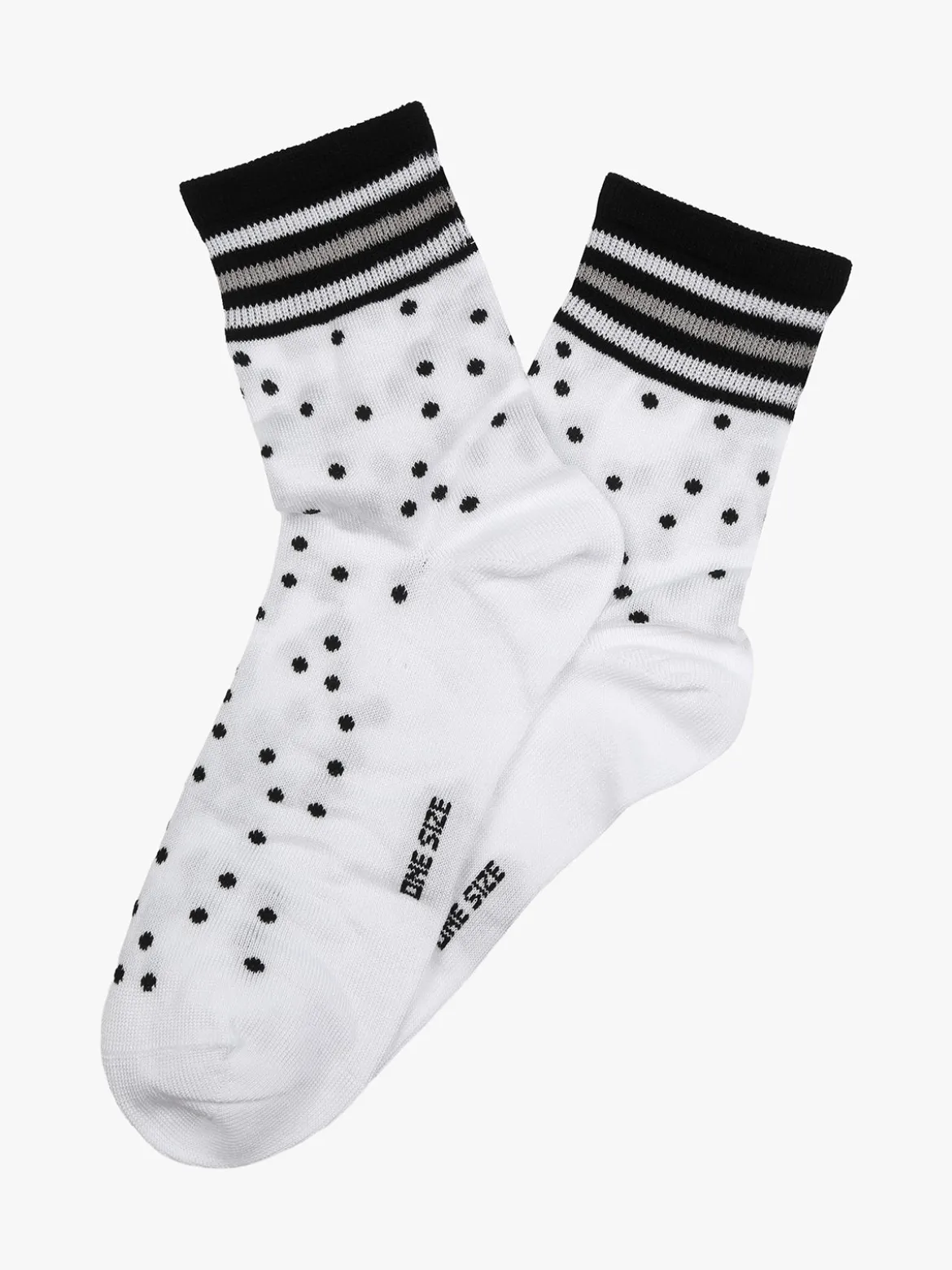 Enrico Coveri Calze donna midi a pois - bianco