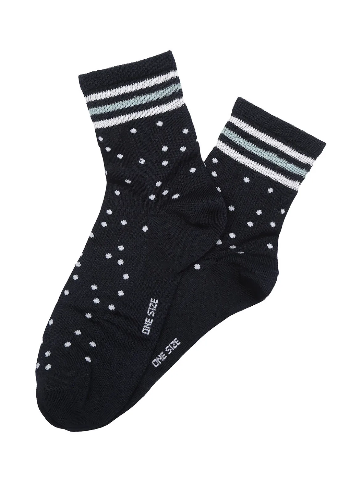 Enrico Coveri Calze donna midi a pois - blu scuro