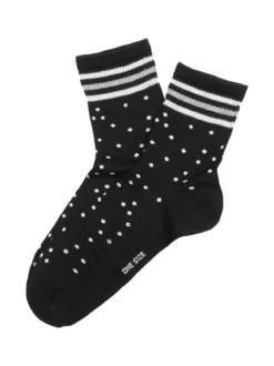 Enrico Coveri Calze donna midi a pois - nero