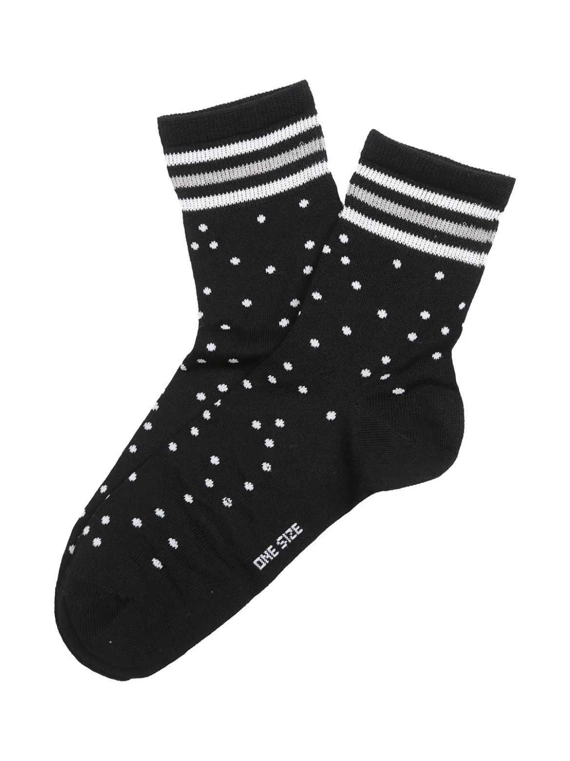 Enrico Coveri Calze donna midi a pois - nero