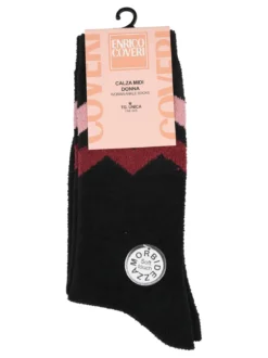 Enrico Coveri Calze midi donna invernali morbide - bordeaux