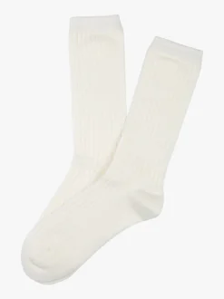 Enrico Coveri Calze midi donna misto lana - bianco