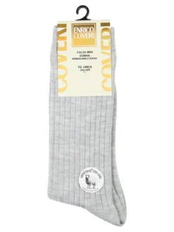 Enrico Coveri Calze midi donna misto lana - grigio chiaro