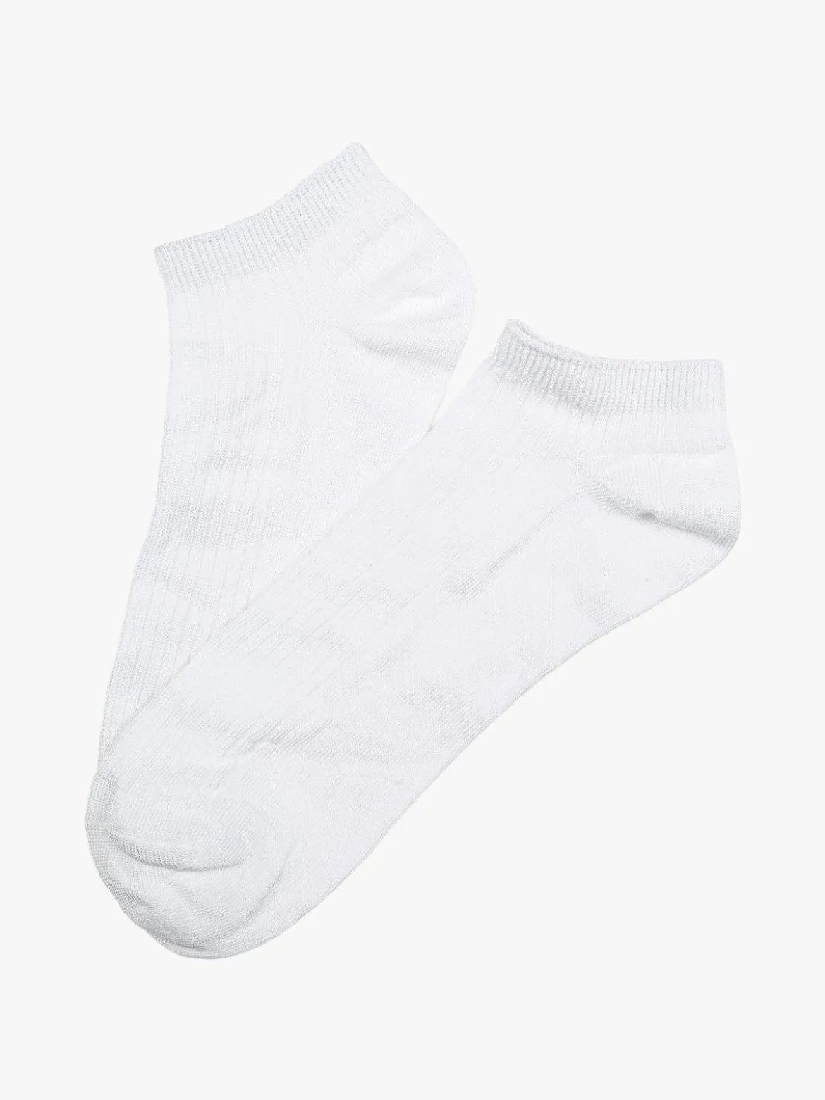 Enrico Coveri Calze sneakers da donna in cotone mercerizzato - bianco