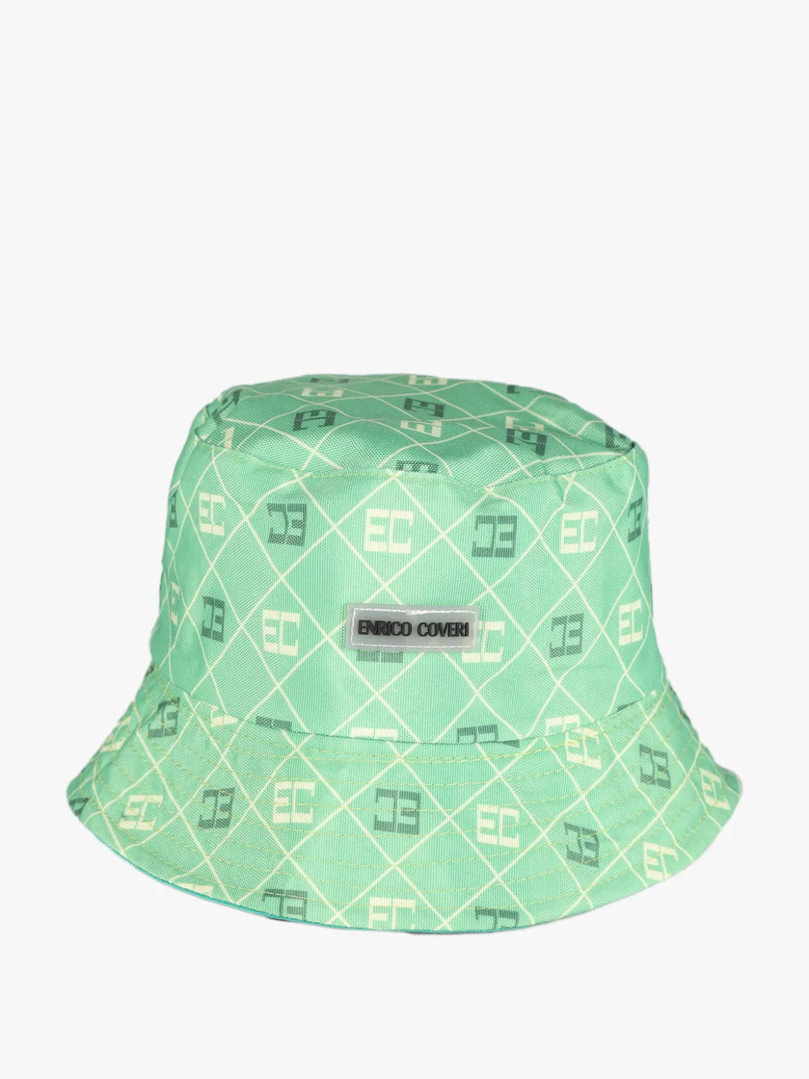 Enrico Coveri Cappello unisex da pescatore con logo