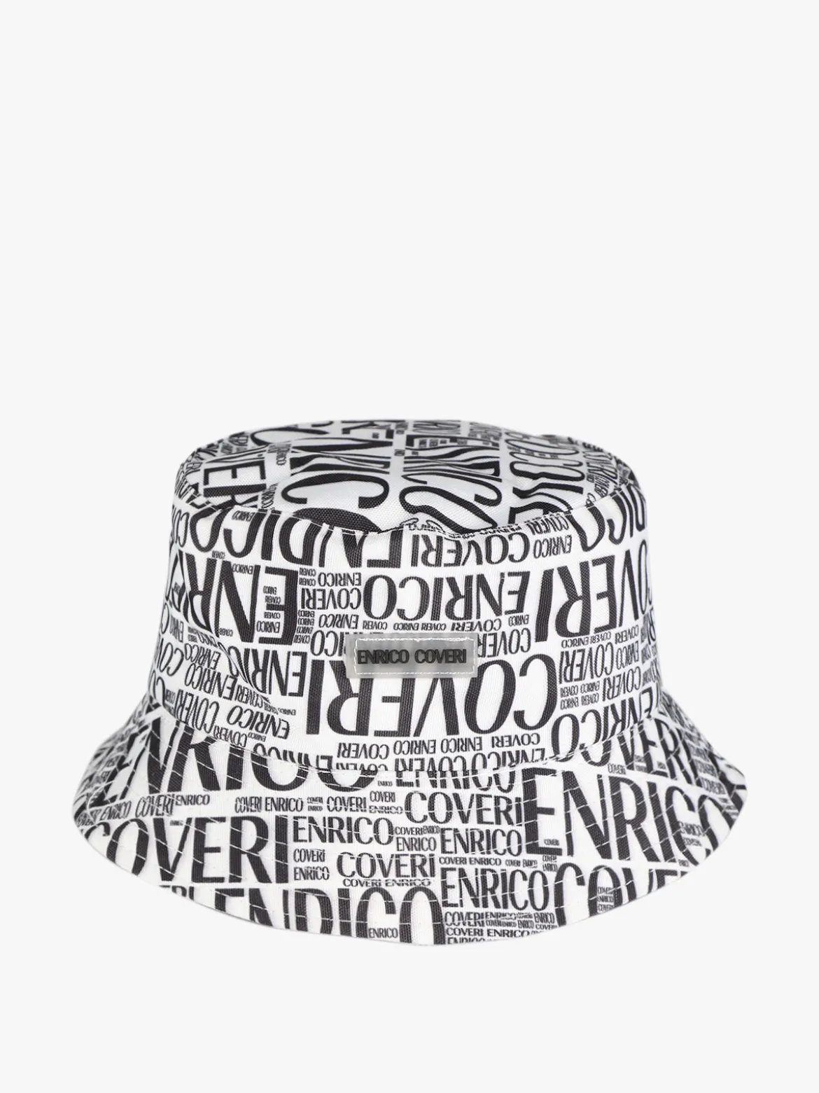 Enrico Coveri Cappello unisex da pescatore con scritte