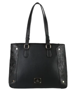 Enrico Coveri Contemporary Borsa a spalla da donna in ecopelle - nero