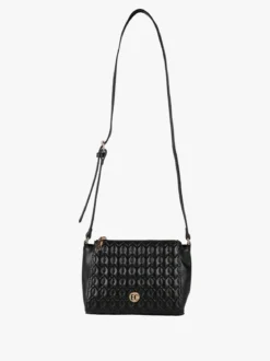 Enrico Coveri Contemporary Borsa mini a tracolla trapuntata - nero