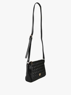 Enrico Coveri Contemporary Borsa mini a tracolla trapuntata - nero