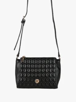 Enrico Coveri Contemporary Borsa mini a tracolla trapuntata - nero