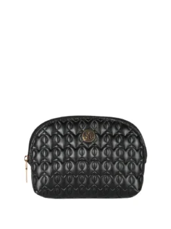 Enrico Coveri Contemporary Pochette donna in ecopelle con zip - nero