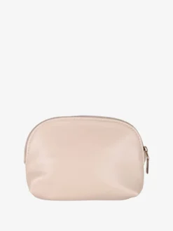 Enrico Coveri Contemporary Pochette donna in ecopelle con zip - beige