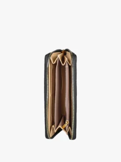Enrico Coveri Contemporary Portafoglio donna in ecopelle con zip - nero