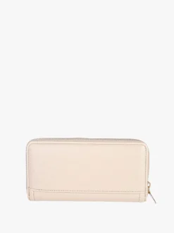 Enrico Coveri Contemporary Portafoglio donna in ecopelle con zip - sabbia