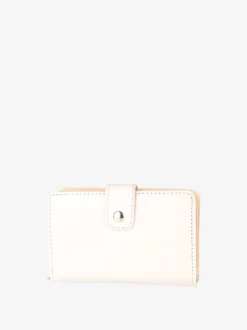 Enrico Coveri Contemporary Portafoglio donna mini in ecopelle - panna