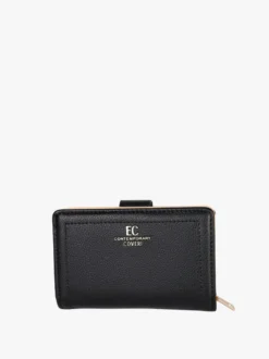 Enrico Coveri Contemporary Portafoglio donna mini in ecopelle - nero