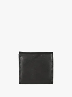 Enrico Coveri Contemporary Portafoglio in pelle da uomo con bottone - nero