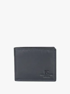 Enrico Coveri Contemporary Portafoglio in pelle mini da uomo - blu scuro
