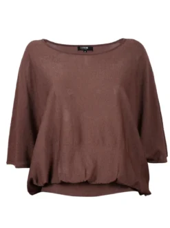 Enrico Coveri Maglia donna in lurex con manica a pipistrello