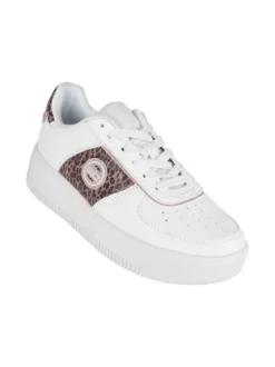 Enrico Coveri Sneakers donna animalier con platform