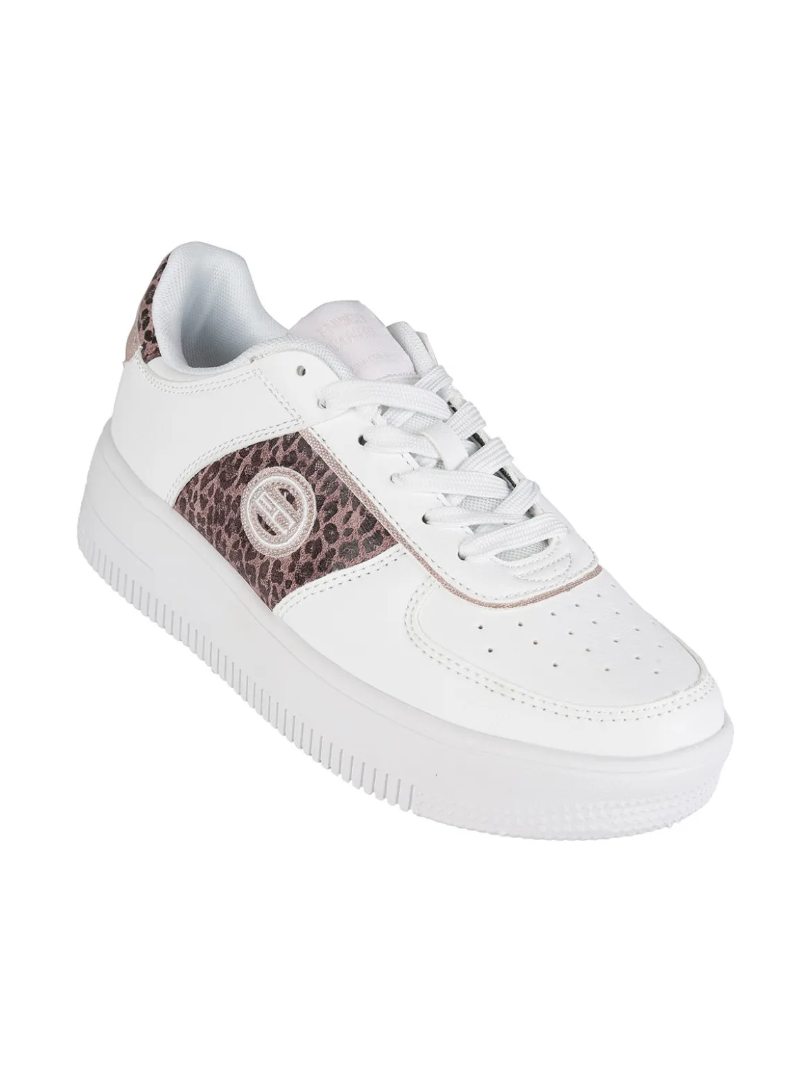 Enrico Coveri Sneakers donna animalier con platform