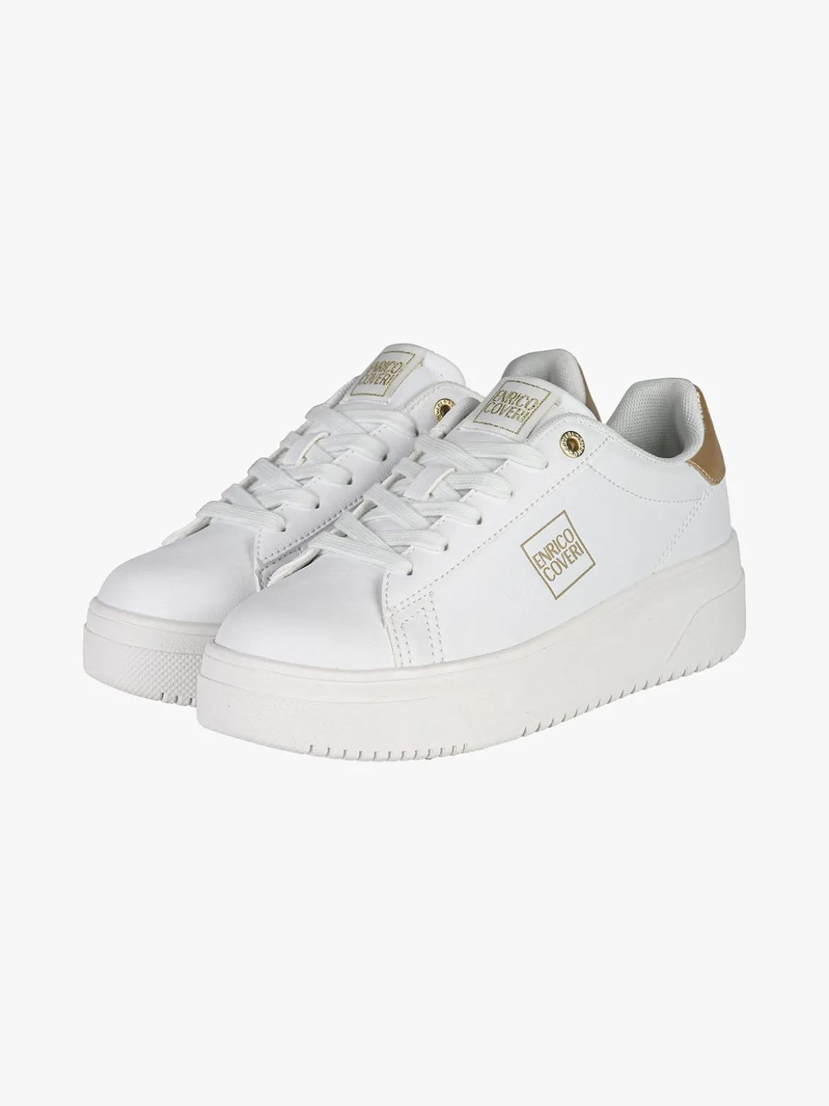 Enrico Coveri Sneakers stringate da donna con platform