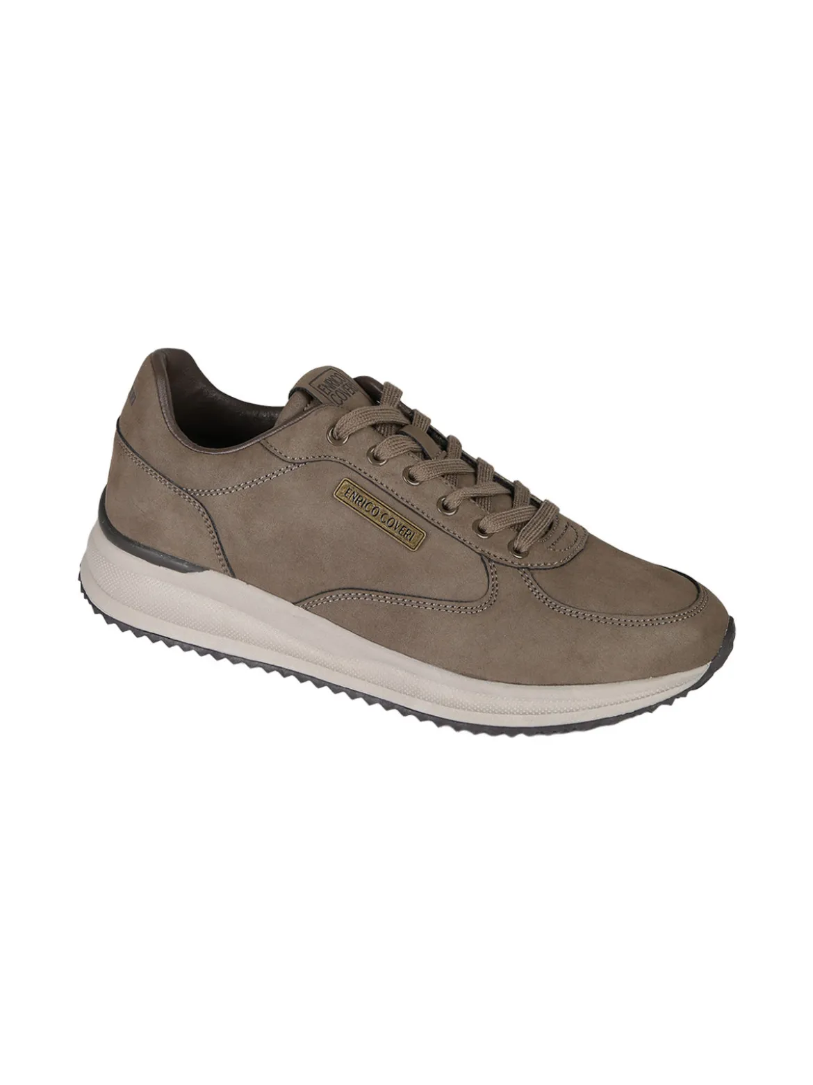 Enrico Coveri Sneakers stringate da uomo - marrone