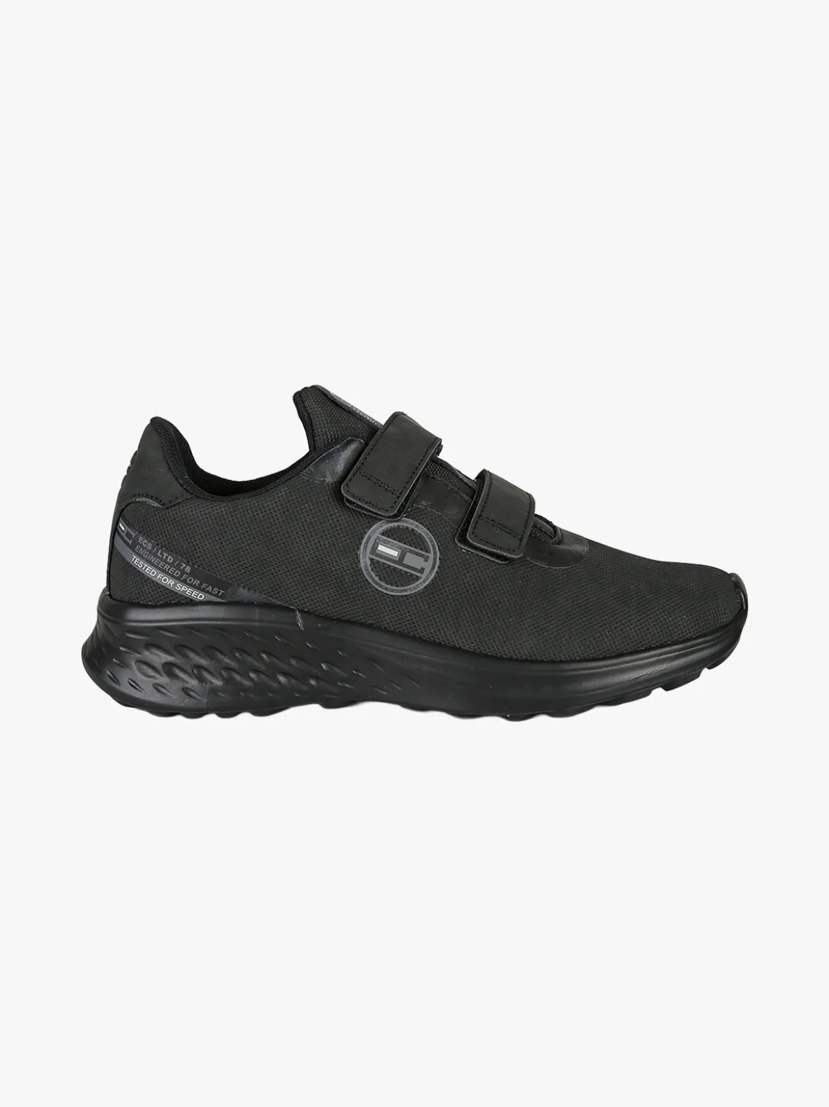 Enrico Coveri Sportswear Sneakers da uomo con strappi - nero