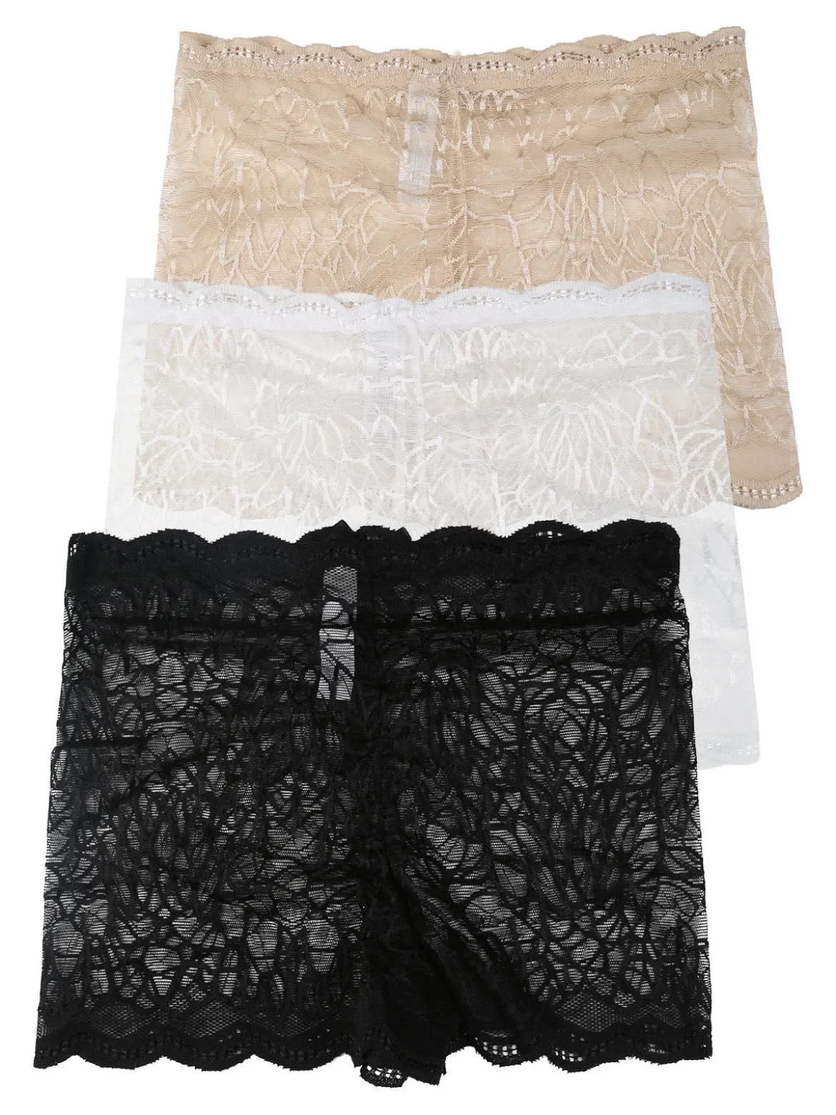 Essenziale Milano Confezione da 3 culotte da donna in pizzo - multicolore