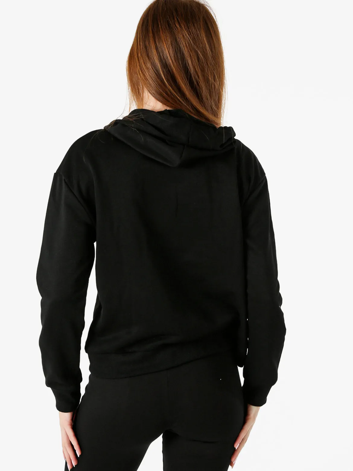 Essenziale Milano Felpa donna con cappuccio - nero