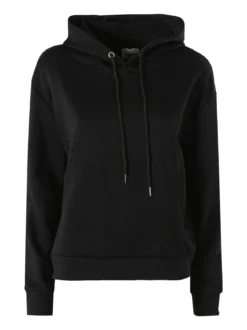Essenziale Milano Felpa donna con cappuccio - nero