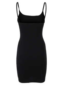 Essenziale Milano Mini abito da donna a costine con spalline strette