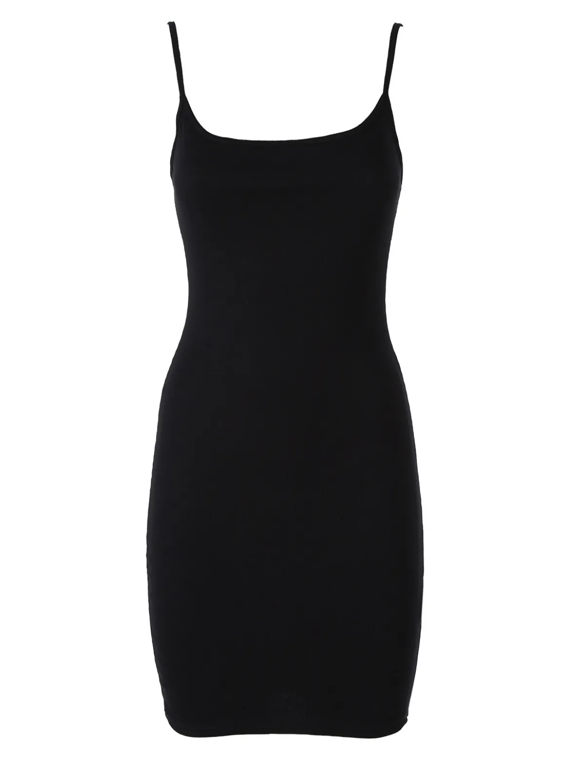 Essenziale Milano Mini abito da donna a costine con spalline strette