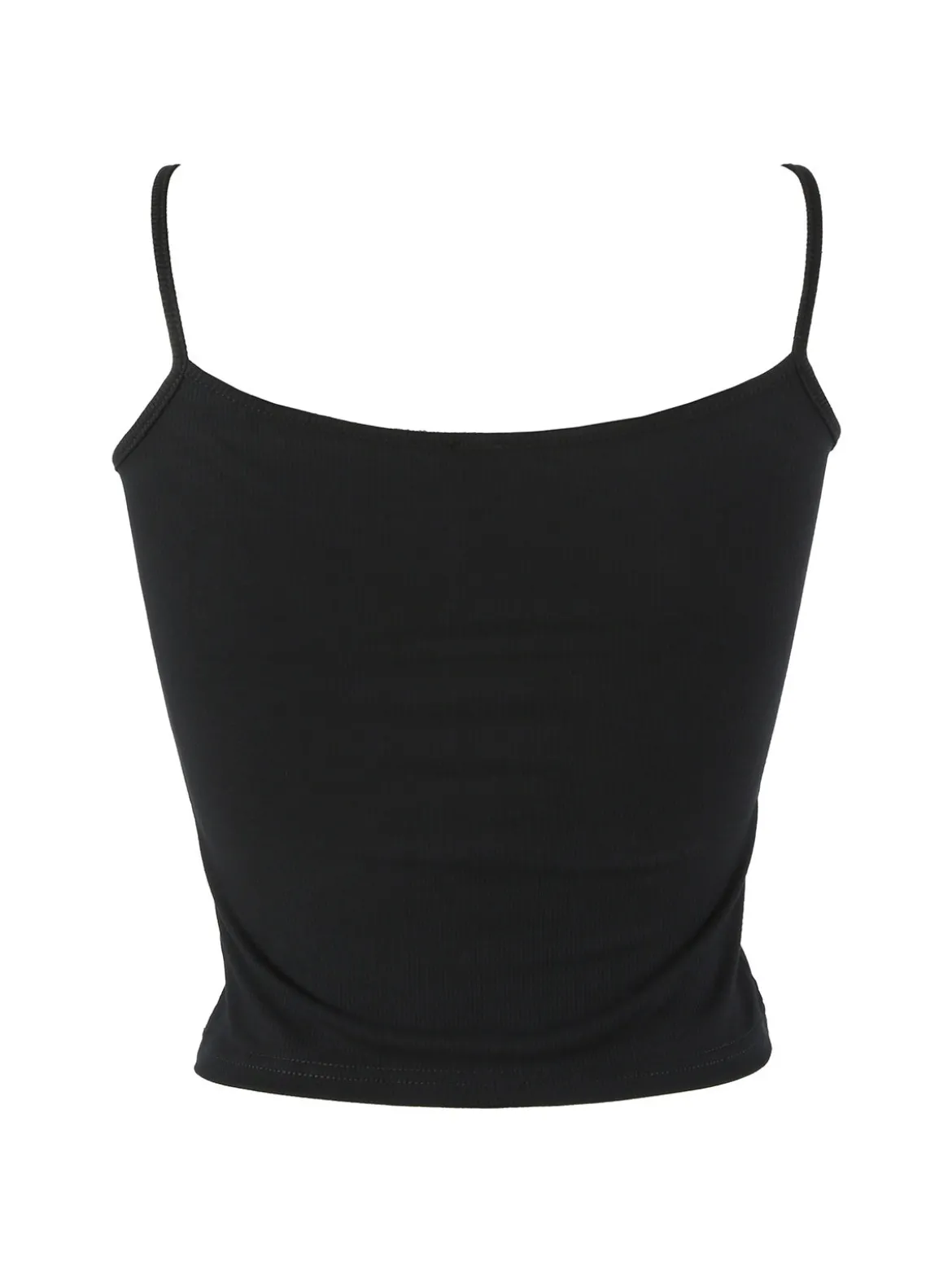 Essenziale Milano Top donna a costine con spalline sottili
