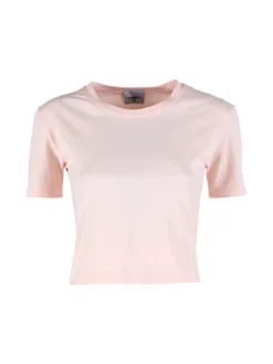 Essenziale Milano T-shirt crop da donna in cotone