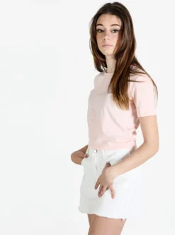 Essenziale Milano T-shirt crop da donna in cotone