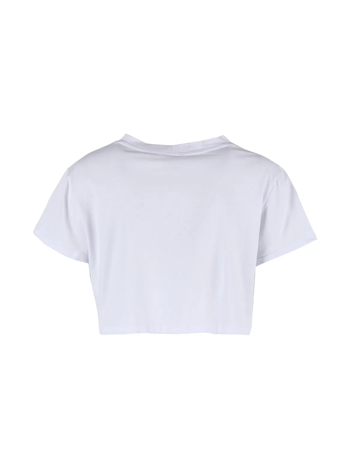 Essenziale Milano T-shirt crop da donna in cotone