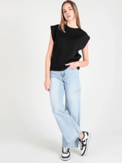 Essenziale Milano T-shirt donna con giromanica ampio