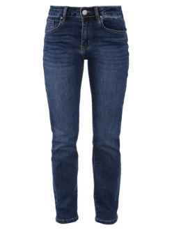 Farfallina Jeans donna a gamba dritta con piccole borchie sul retro - jeans