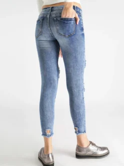 Farfallina Jeans skinny strappati