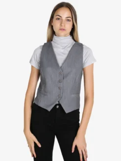 Fashion Gilet donna con bottoni