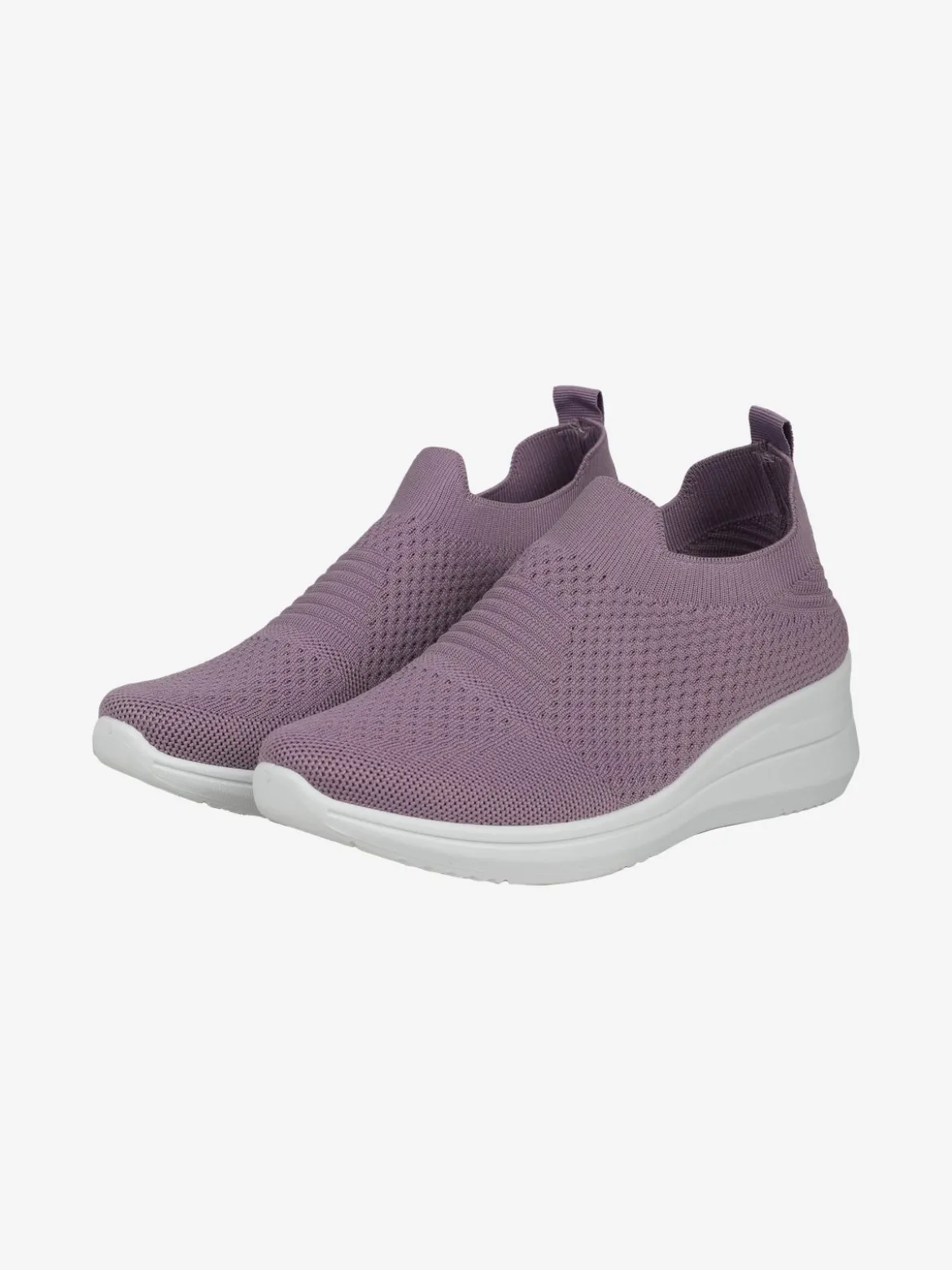 Fashion Sneakers donna slip on con zeppa