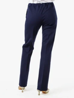 Fast Fashion Completo elegante da donna con blazer e pantaloni con finale a zampa - blu