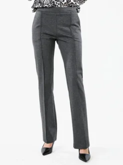 Fast Fashion Completo elegante da donna con blazer e pantaloni con finale a zampa - grigio