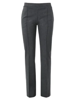 Fast Fashion Completo elegante da donna con blazer e pantaloni con finale a zampa - grigio