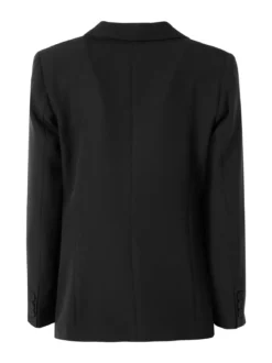 Fast Fashion Completo elegante da donna con blazer e pantaloni a gamba dritta - nero